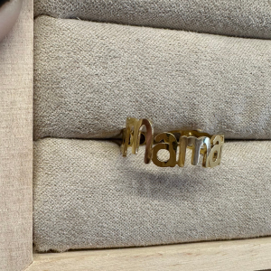Milë&Mila – Bague inscription « Maman »