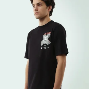 T-shirt Homme avec Design "NO RISK NO STORY" – Design Audacieux et Unique - TSH25SPRO20229TM1