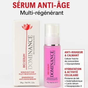 DOMINANCE BIO SERUM ANTI-ÂGE – Multi-Régénérant & Hydratant