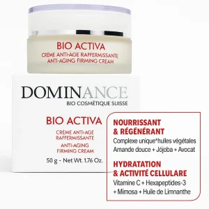 DOMINANCE CREME ANTI AGE RAFFERMISSANTE BIO ACTIVA 50ml