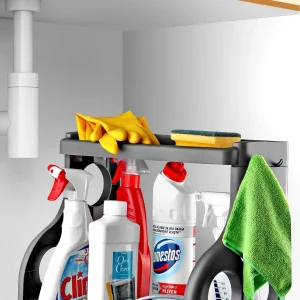 Organisateur de comptoir multifonction Elegance anthracite