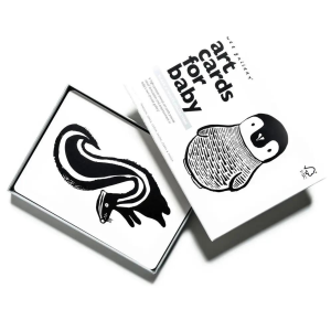 WEE GALLERY – Carte d&rsquo;art pingouin noir & blanc