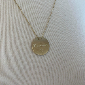 Milë&Mila – Collier rond « Maman »