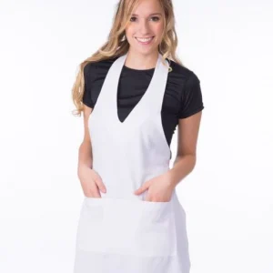 Tablier col V unisexe Carolyn Design #30023