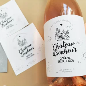 Pamela loops – Etiquette bouteille futur tonton