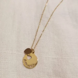 Milë&Mila – Collier amour doré