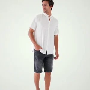 Chemise Slim Fit – Élégance et confort assurés - SSH24SERS19452TM1