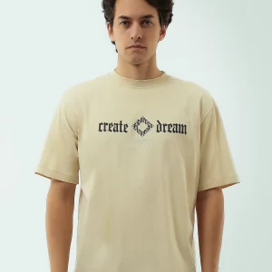 T-shirt Homme avec Logo "YOUNG PROGRESS" – Design Moderne et Confortable - TSH25SPRO20236TM1