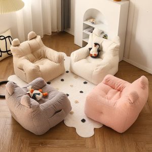 Mini fauteuil de lecture en peluche pour enfants