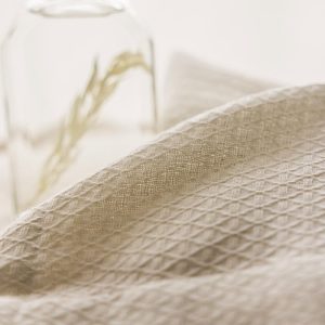 Rideau cocooning en coton et lin