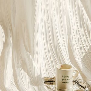 Rideau cocooning effet froissé