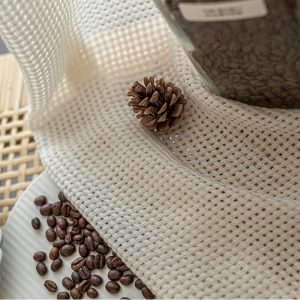 Rideau léger en maille de coton et lin