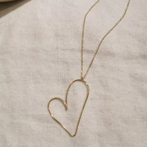 Milë&Mila – Collier coeur abstrait