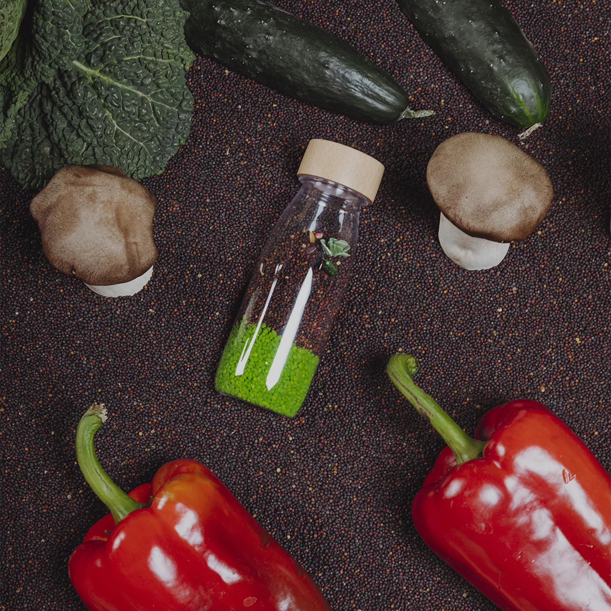 Petit boum – Bouteille sensorielle Veggies – Image 4