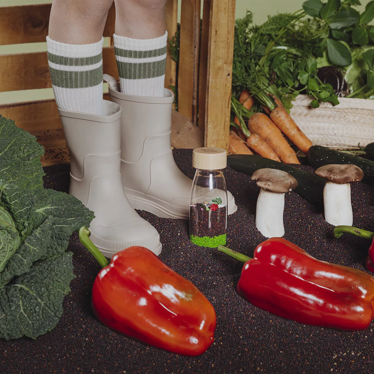 Petit boum – Bouteille sensorielle Veggies – Image 3