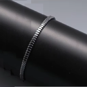 Bracelet en hématite fine