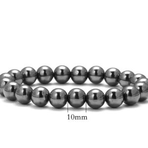Bracelet homme hématite magnétique