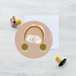 Papier Poetic – Carte a gratter  » Gagne ou perdu? » fille