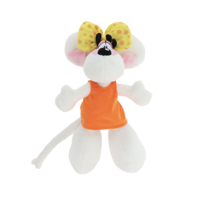 Diddl – Peluche Diddlina en robe orange 30cm