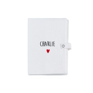 Atelier Wagram – Protège carnet de santé blanc