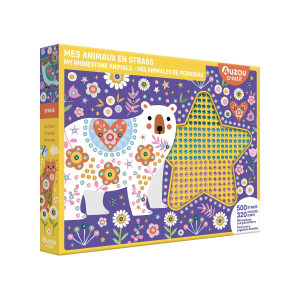 Auzou – Mon coffret d&rsquo;artiste – Mes animaux en strass