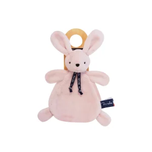 Maïlou – Doudou dorlotin lapin rose poudré