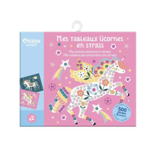 Auzou – Mes tableaux licornes en strass