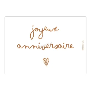 Papier Poetic – Carte « Joyeux anniversaire Graou »