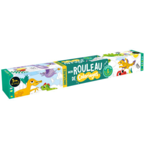 1 2 3 Soleil – Rouleau de coloriage dinosaure