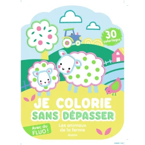 Je colorie sans dépasser – Les animaux de la ferme – Auzou