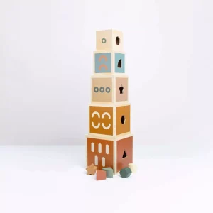 3KG7 – Tour de cube en bois à empiler