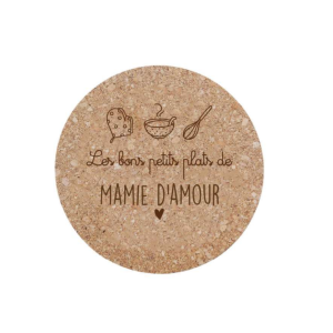 MFP – Dessous de plat en liège « Les bons petits plats de Mamie »