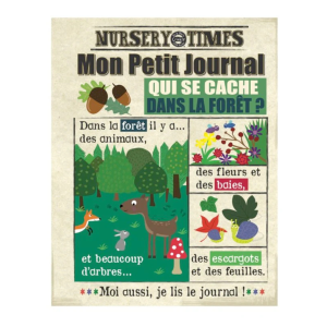 Poppik – Mon petit journal « Qui se cache dans la forêt ? »