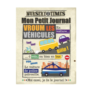 Poppik – Mon petit journal « Vroum les véhicules »