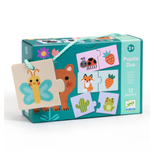 Djeco – Puzzle duo « Couleurs »