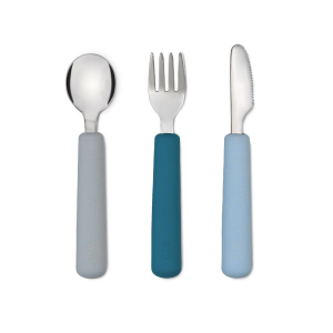 Soina – Lot de 3 couverts bleu