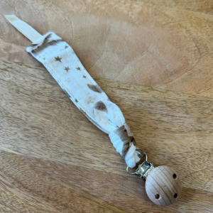 Tête de lylotte – Attache tétine petit baleineau