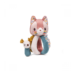 Lilliputiens – Hochet à poignées Jeanne le chat