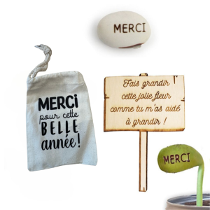 Ma fabrique perso – Haricot magique gravé « Merci »