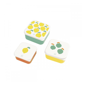 Petit jour – Lot de 3 boîtes à goûter Citrons