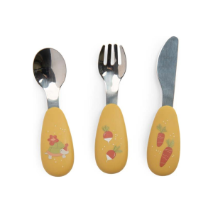 Moulin roty – Set de couverts « Trois petits lapins »