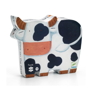 Djeco – Puzzle les vaches à la ferme 24 pcs