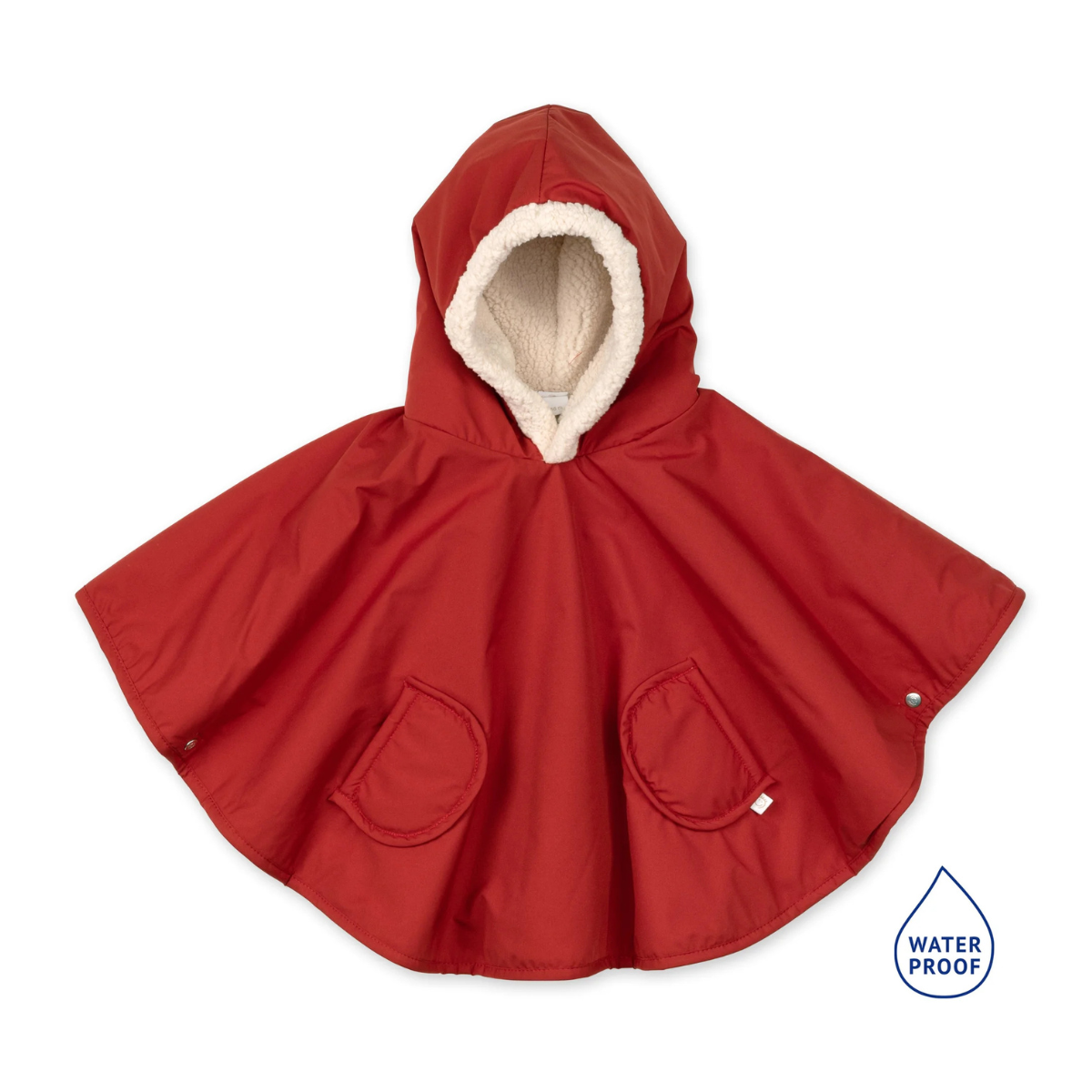 Bemini – Poncho hiver imperméable Carmin – Image 2