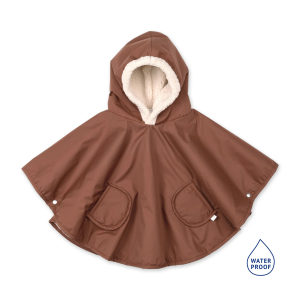 Bemini – Poncho hiver imperméable Chocolat