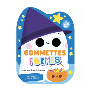 Auzou – Gommettes formes « L&rsquo;aventure de petit fantôme »