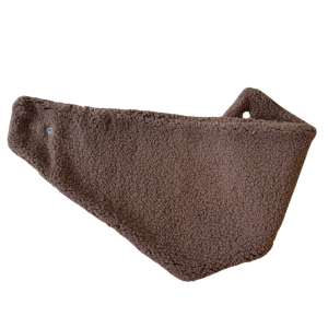 Tête de lylotte – Cache cou chocolat