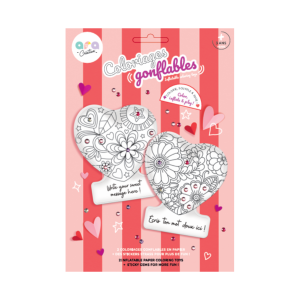 Ara créative – Coloriage gonflable Coeurs