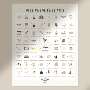 Les petites dates – Affiche mes premières fois Léa le pivert