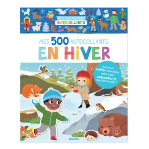 Auzou – 500 Autocollants en hiver