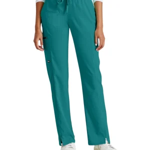 Pantalon Kim style jambe droite  de Grey's Anatomy Spandex Strech #GRSP500